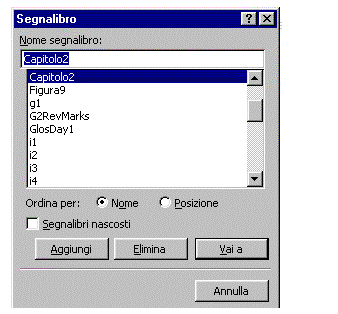 Casella di testo:  
Figura 9 1 Segnalibro


